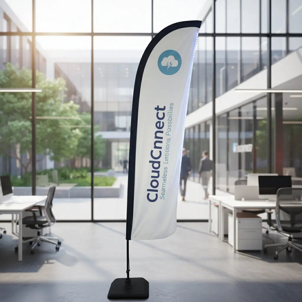 The DAZZLER LED Feather Flag vendor-unknown