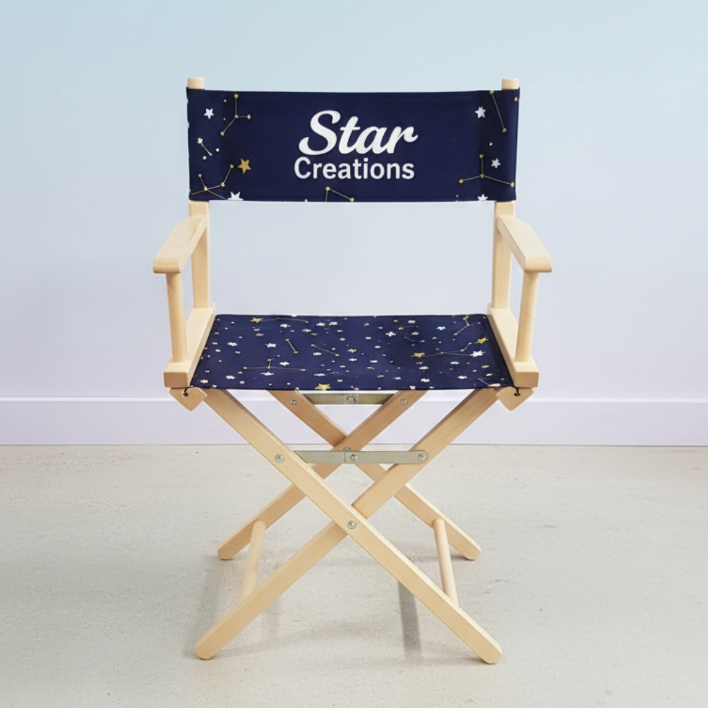 Print director's chairs