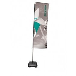 Feather Flag Rectangular (2.5m) | Premium Flag Range