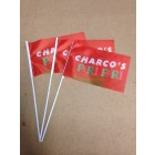 Hand Waving Fabric Flags