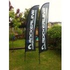 2.8m Feather Flag Rocker Line