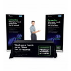 Coronavirus Roller Banner & Tablecloth