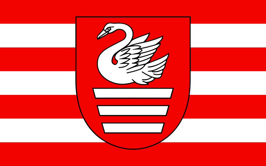 Flag of Biłgoraj, Poland