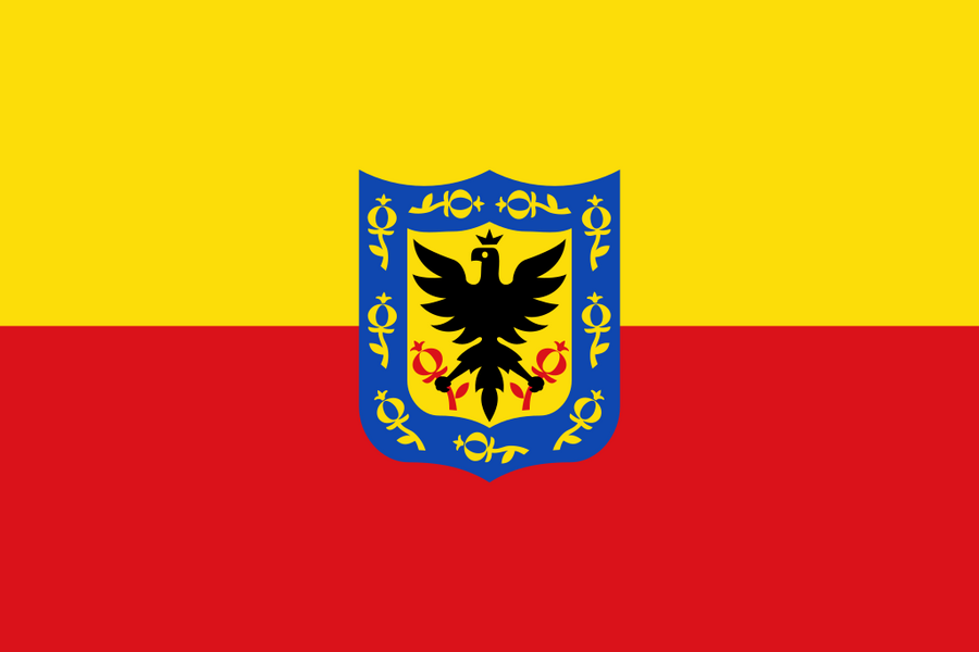 Flag of Bogotá, Colombia