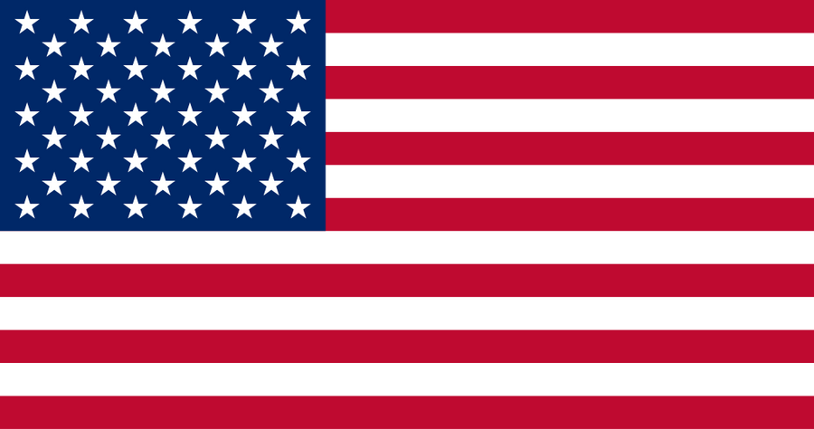 Blue, Red & White Flags 1