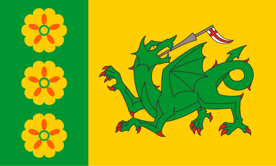 English Village Flags 2