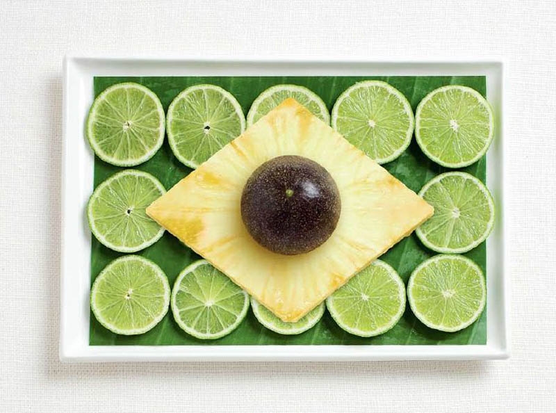 Brazil Food Flag