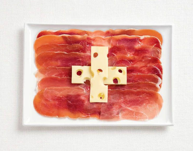 Switzerland Food Flag