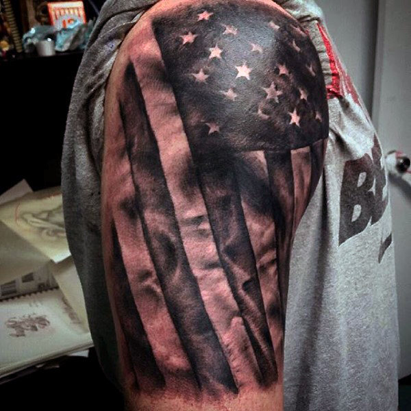 USA Flag Tattoo - pic 1