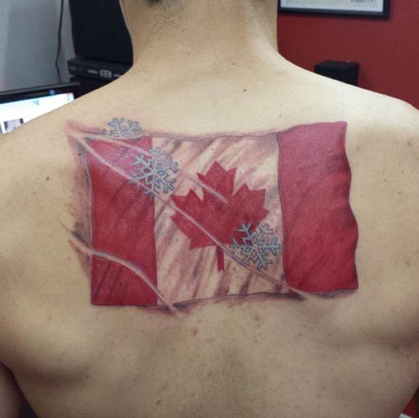 Canada Flag Tattoo - pic 2