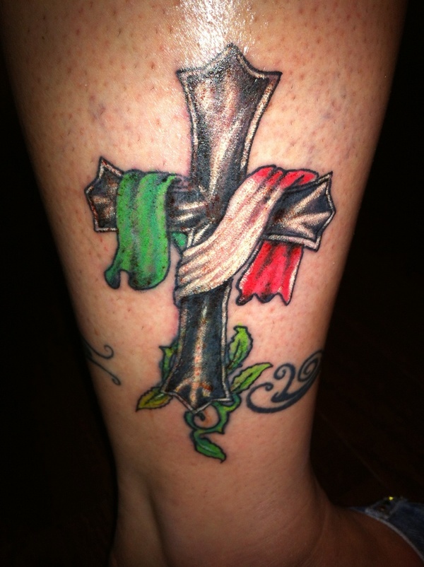 Italy Flag Tattoo - pic 2