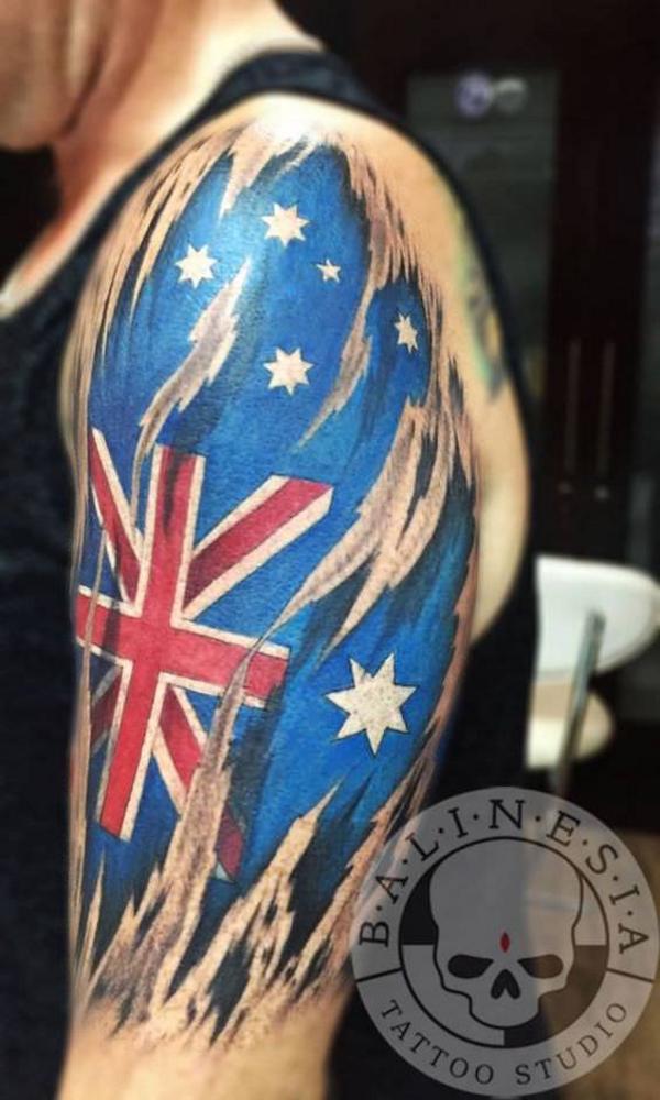 Australia Flag Tattoo - pic 1
