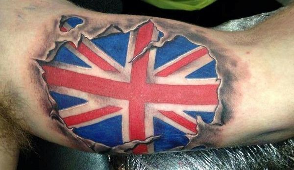 UK Flag Tattoo - pic 2